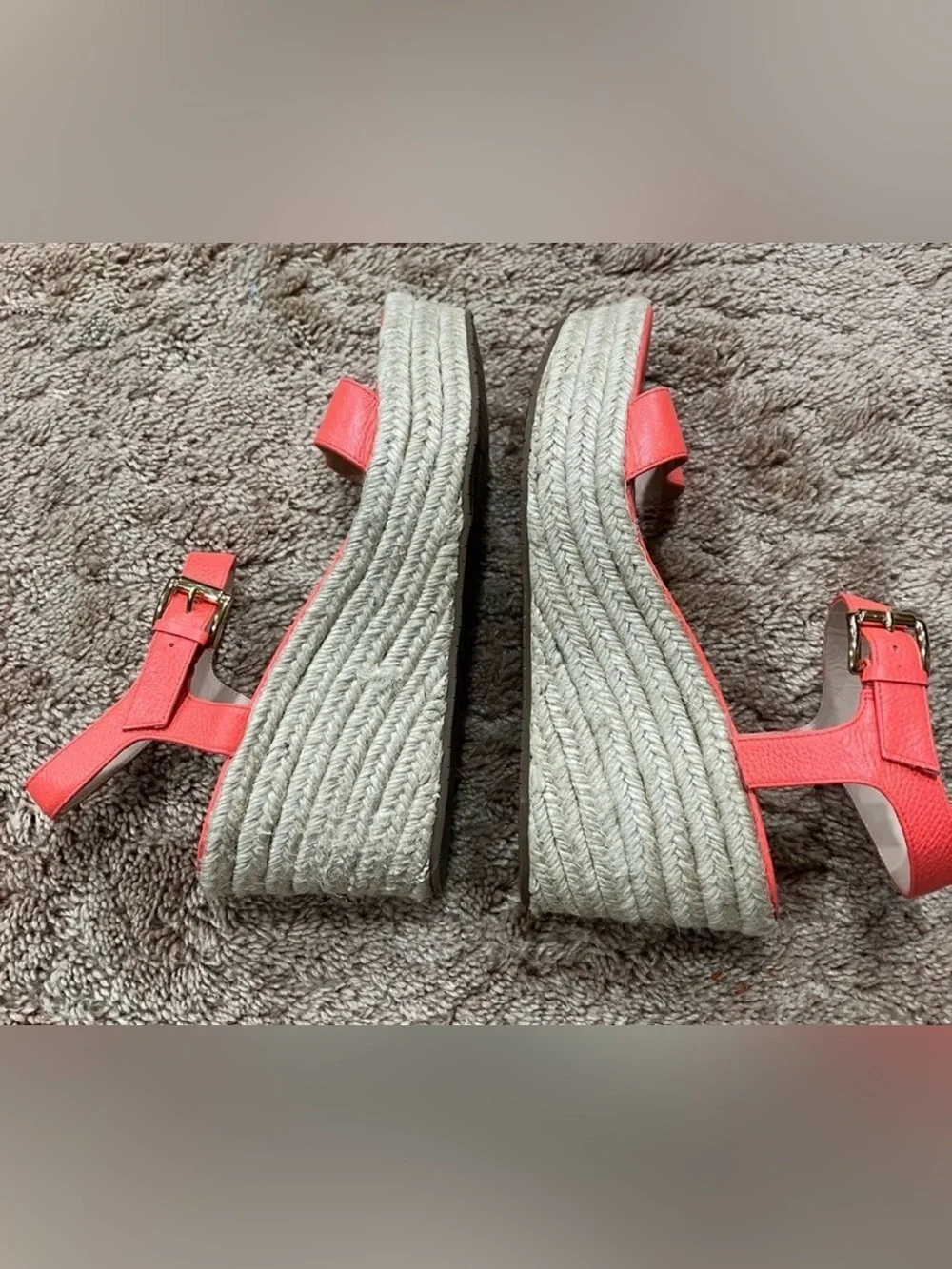 Kate Spade Tarin' Platform Espadrille Wedge Sandal * Size 10